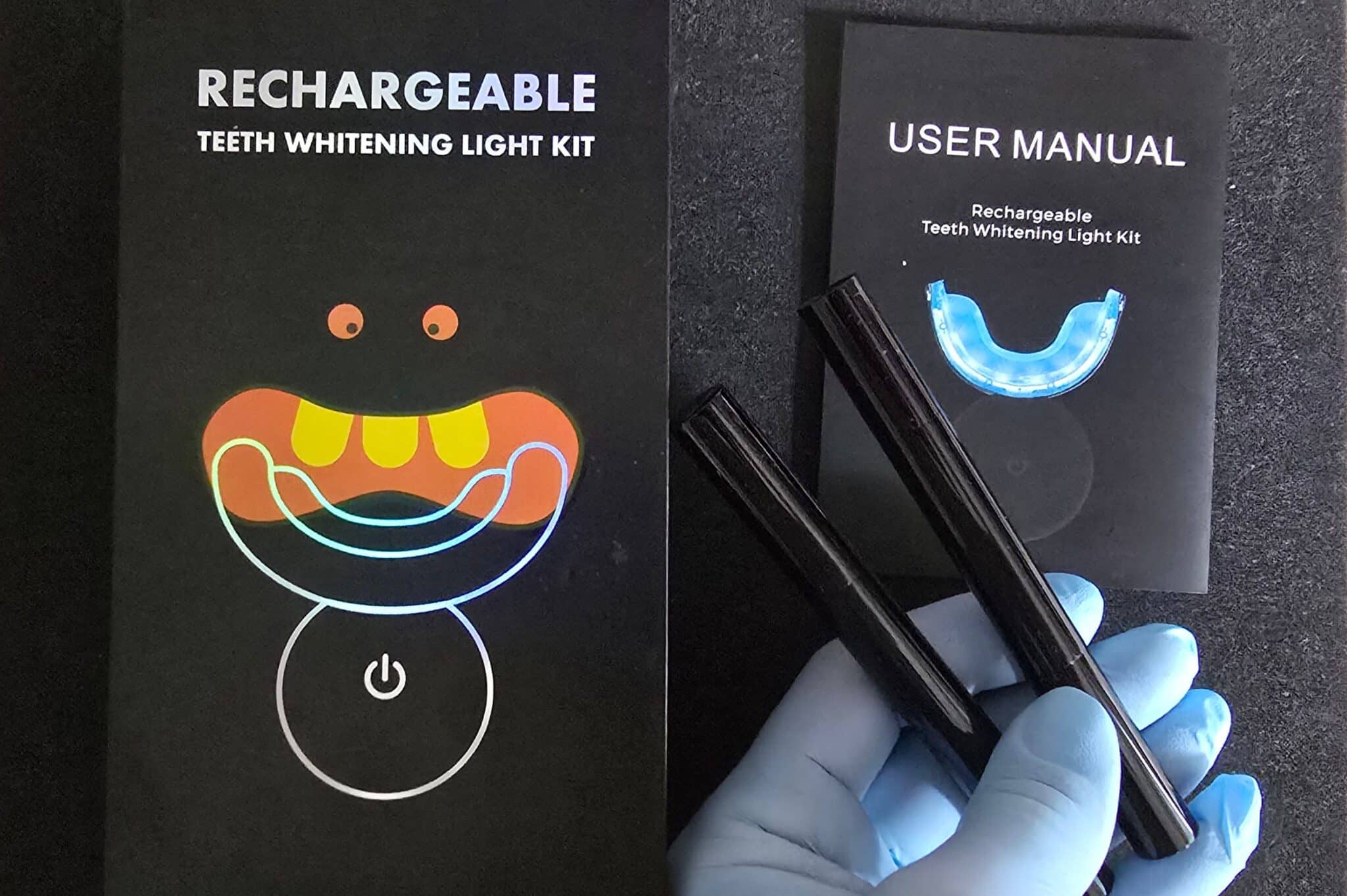 Rechargeable Teeth Whitening Light Kit